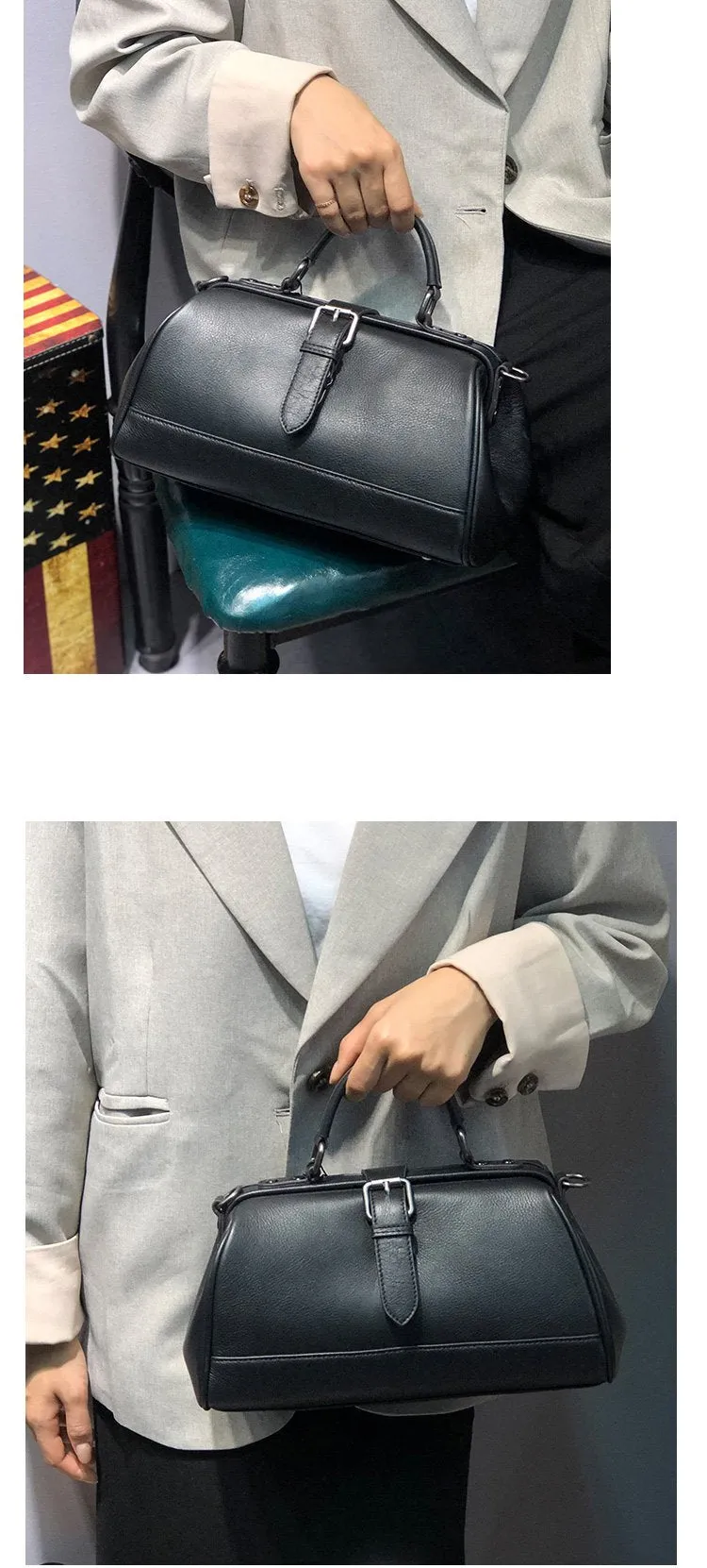Women's Doctors Bag Purse Dr Bag Purse Doctor Style Handbag
