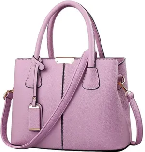 Womens Handbags and Purses Fashion Top Handle Satchel Tote PU Leather Shoulder Bags