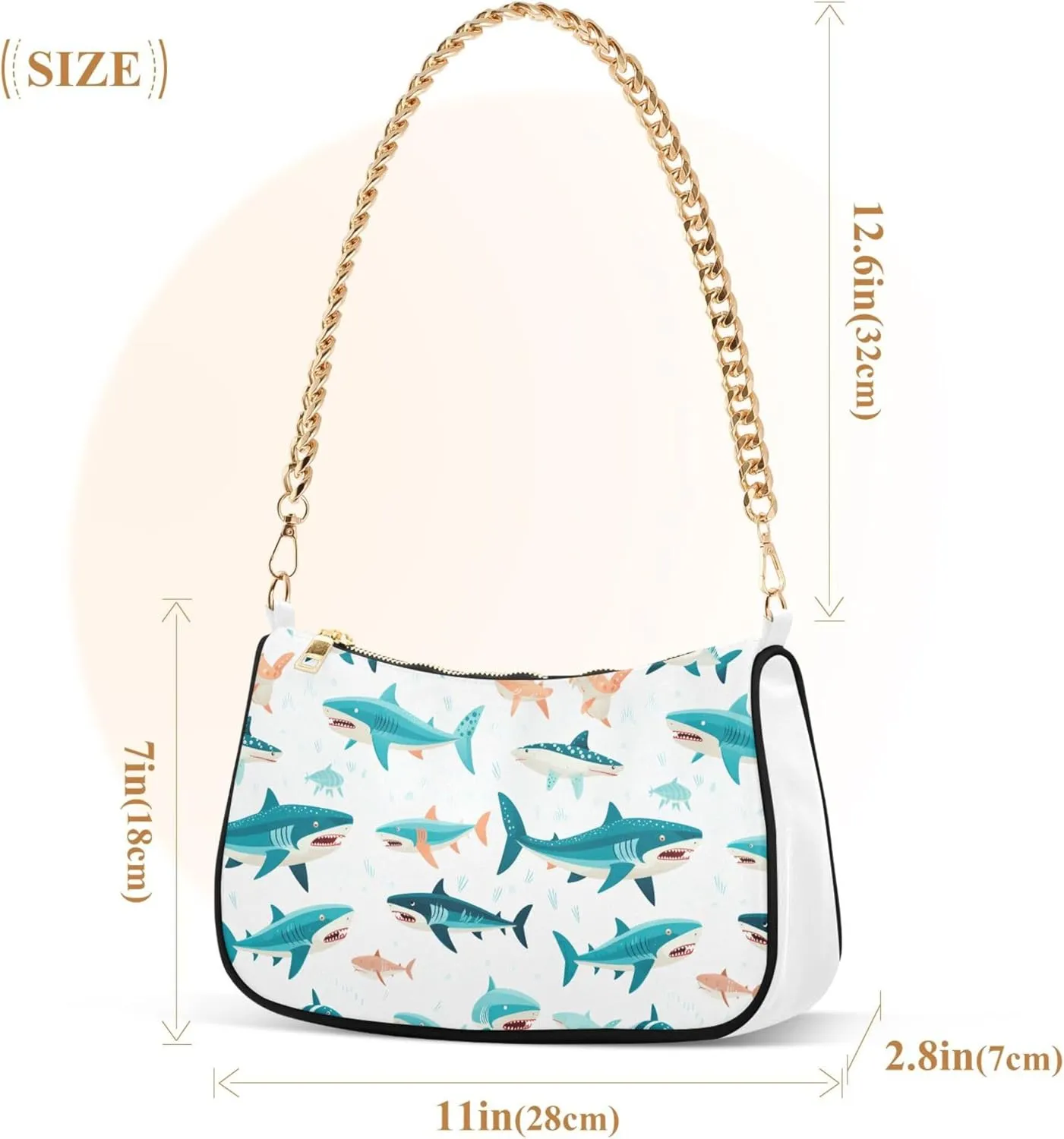 Women's Handbags Tote Crossbody Bag Stylish Purse Ladies Shoulder Bag Handbag 3d Neon Love Heart Crescent Bag