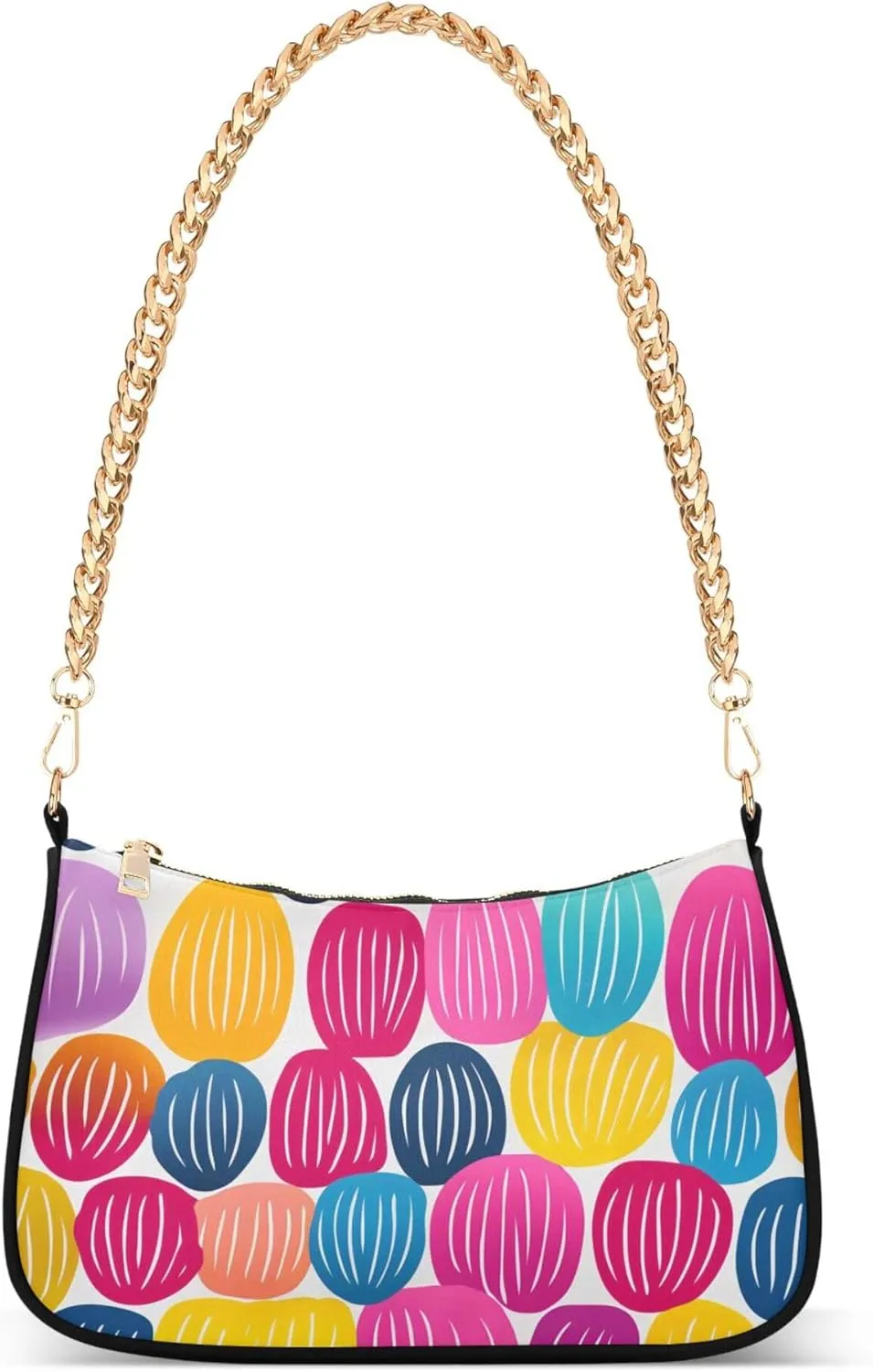 Women's Handbags Tote Crossbody Bag Stylish Purse Ladies Shoulder Bag Handbag 3d Neon Love Heart Crescent Bag