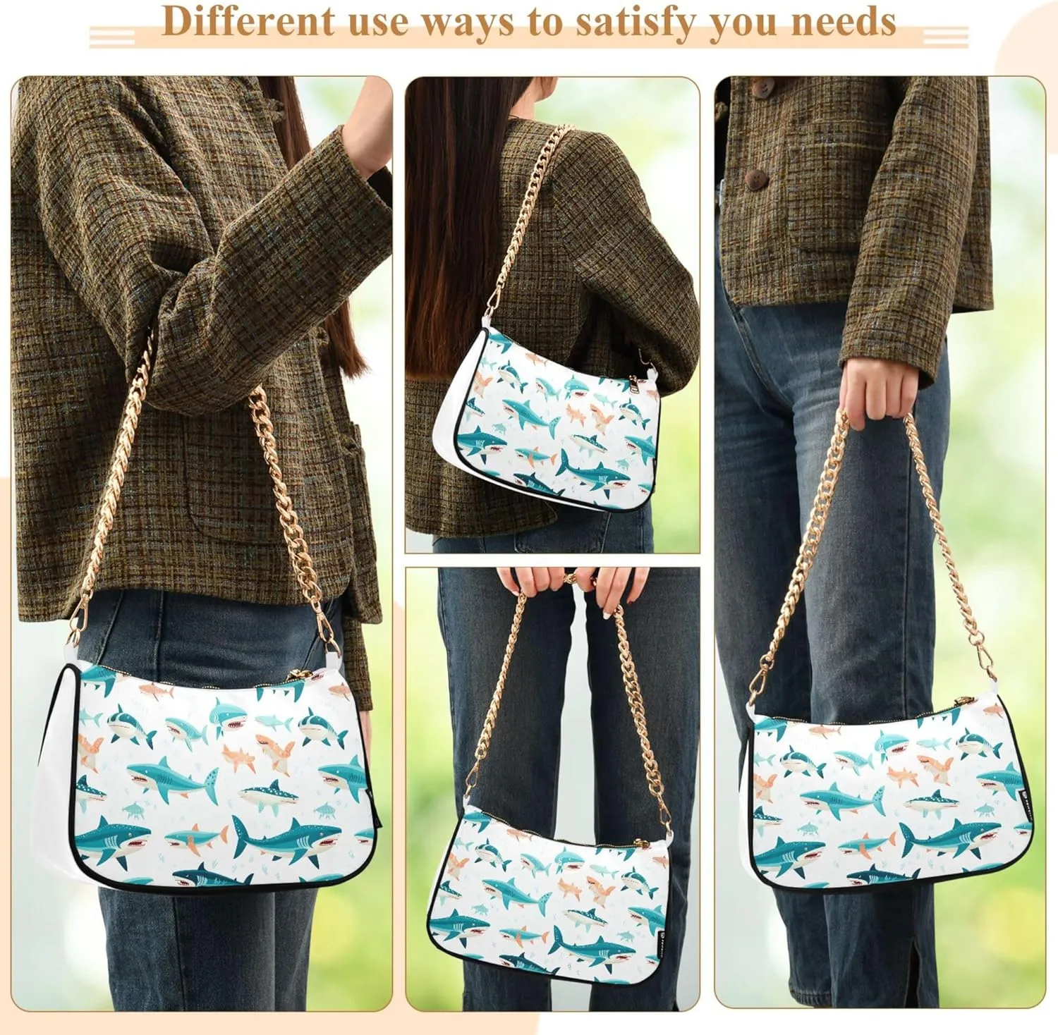 Women's Handbags Tote Crossbody Bag Stylish Purse Ladies Shoulder Bag Handbag 3d Neon Love Heart Crescent Bag