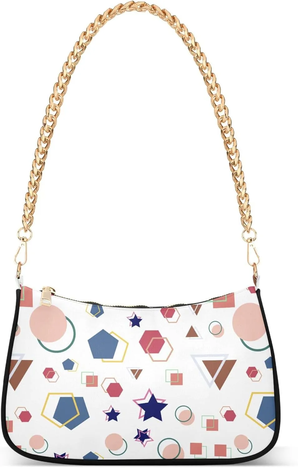 Women's Handbags Tote Crossbody Bag Stylish Purse Ladies Shoulder Bag Handbag Monochrome Checkerboard Crescent Bag