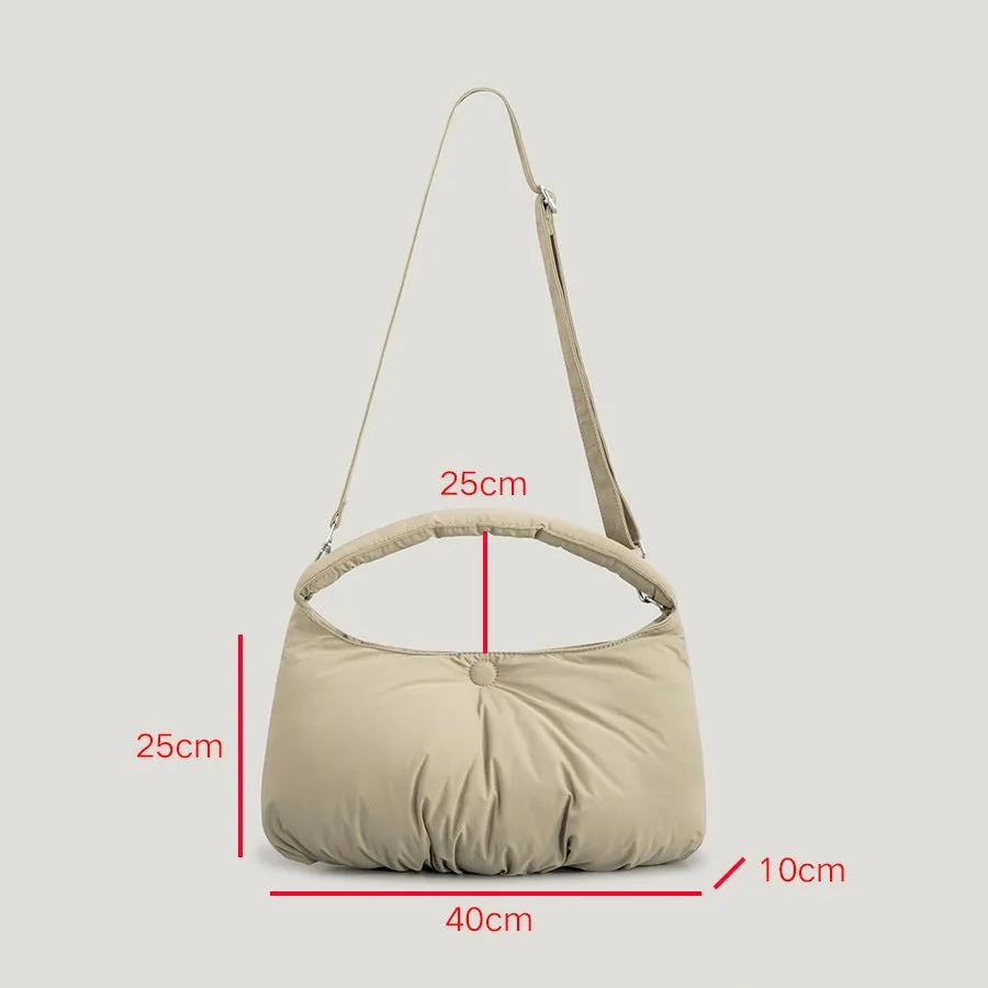 Womens Padded Underarm Hobo Bag
