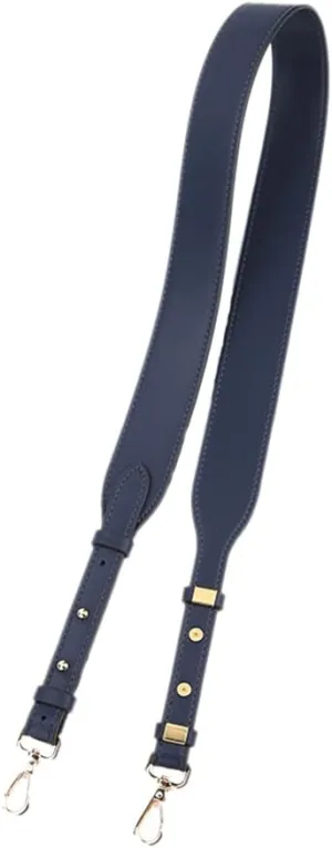 Women's PU Leather Shoulder Strap, Adjustable Wide Carry Strap, Universal Replacement with Metal Buckle for Shoulder, Crossbody Bag, Purse, Handbags, Shoulder Bag, DIY Accessories for Bag, Dark Blue