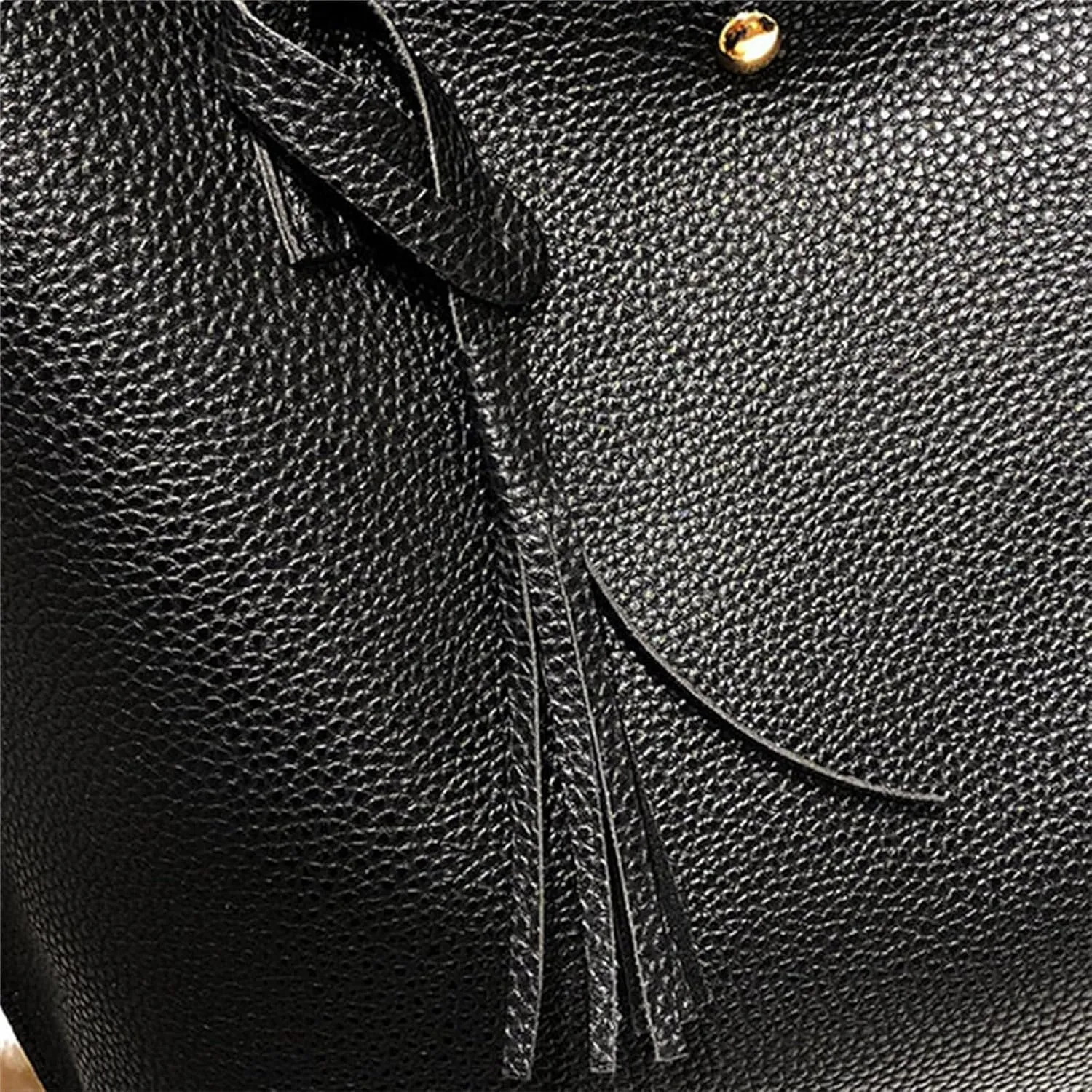 Women'S Soft Faux Leather Tote Shoulder Bag From Big Capacity Tassel Handbag Tote Purse with Pockets And