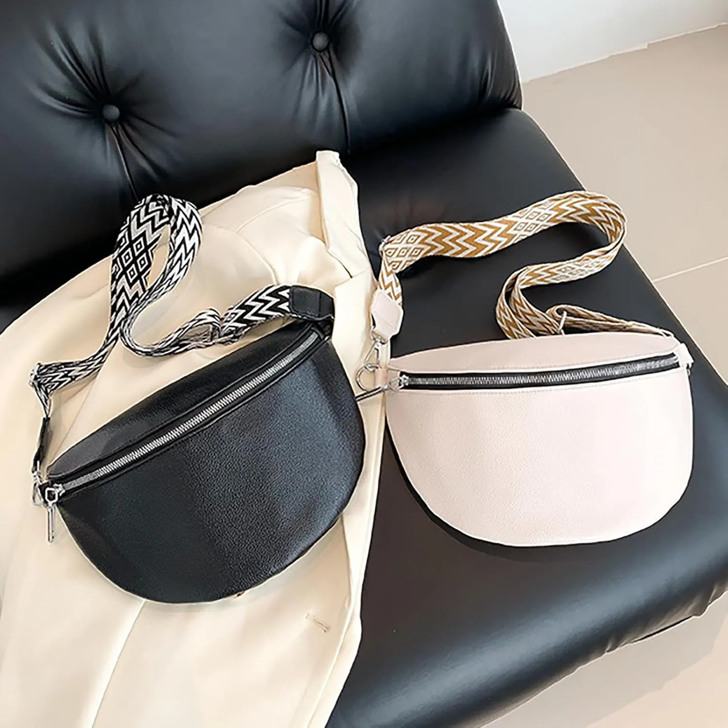 Women's Waterproof Leather Crossbody Purses Anti Theft Crossbody Bags for Women Lightweight Bag Carry on