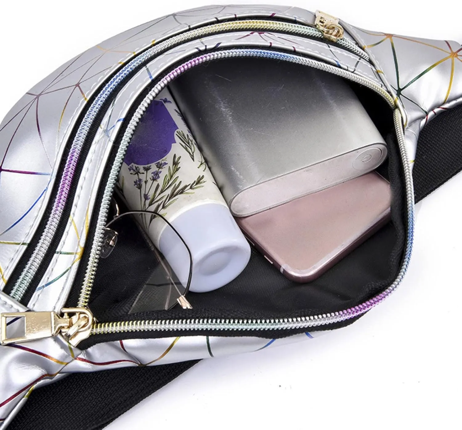Women's Waterproof Leather Crossbody Purses Cell Phone Chest Bags for Travel Work Gym Summer Straw Purse