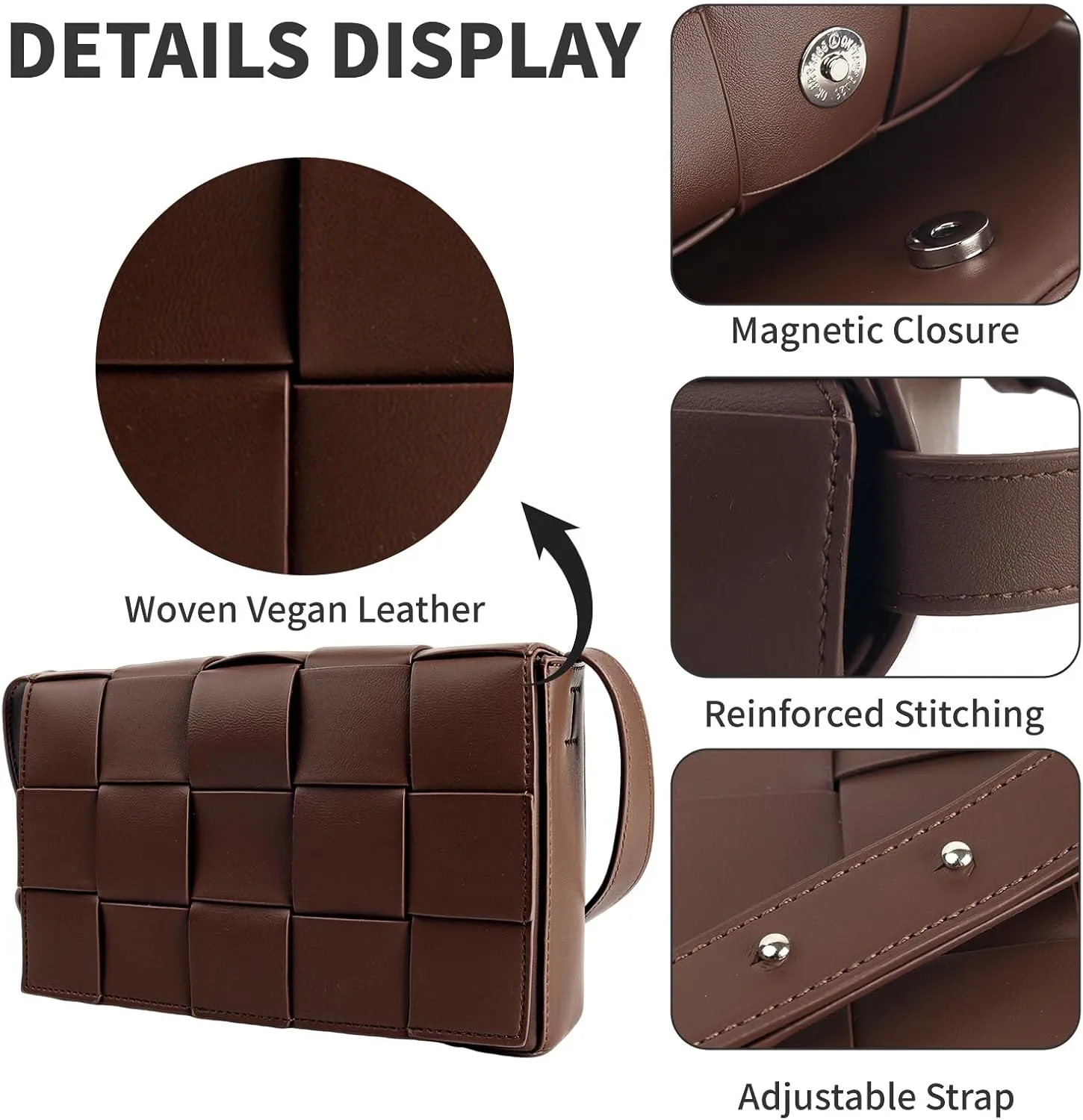 Woven Shoulder Bag for Women,Woven Purses for Women,Woven Crossbody Bags for Women,Shoulder Bag for Women