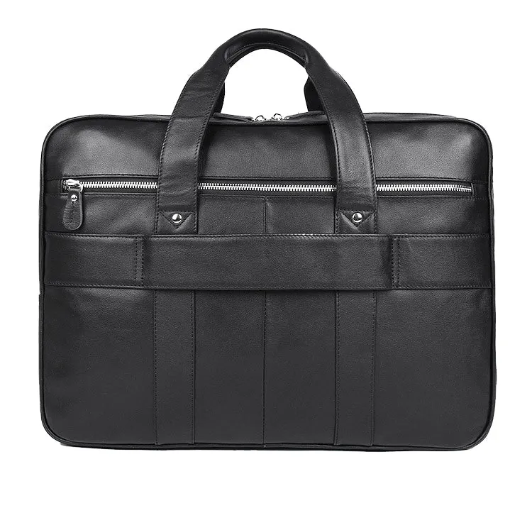 YAAGLE Multi-pockets Crazy Horse Leather Briefcase Handbag for Men YG7387