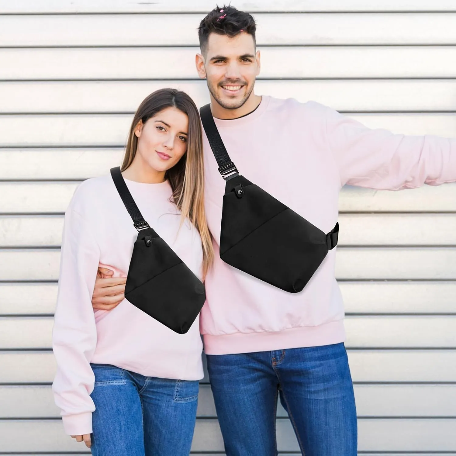YaKuss Anti-Theft Crossbody Bag for Men and Women, Sling Bag with Adjustable Strap, Water-Resistant Travel Purse