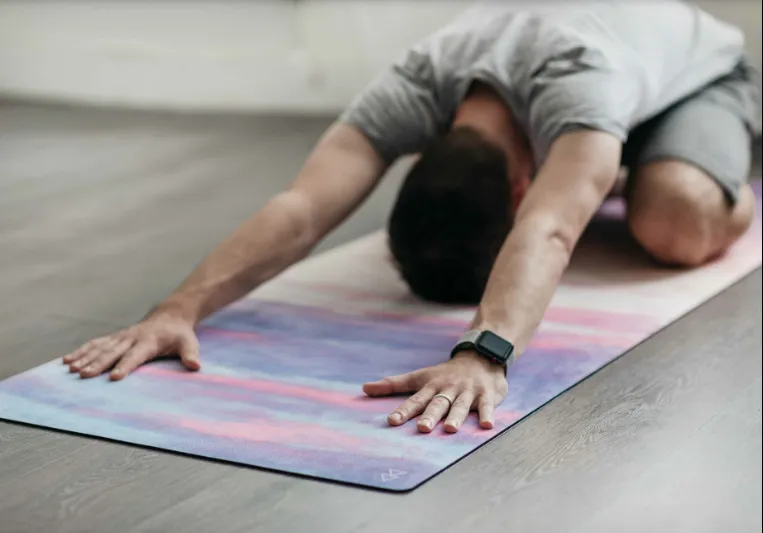 Yoga Floor Mat Gym 70  X24 Mat Extra Thick Exercise Fitness Non Slip Flooring Fitness Yoga Mat Pad Workout Pilates W Strap 72 Fitness Yoga Workout - Breathe