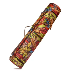 Yoga Mat Storage Bag Zipper Travel Yoga Mat Carrier Bag for Class Workout Park Style 3