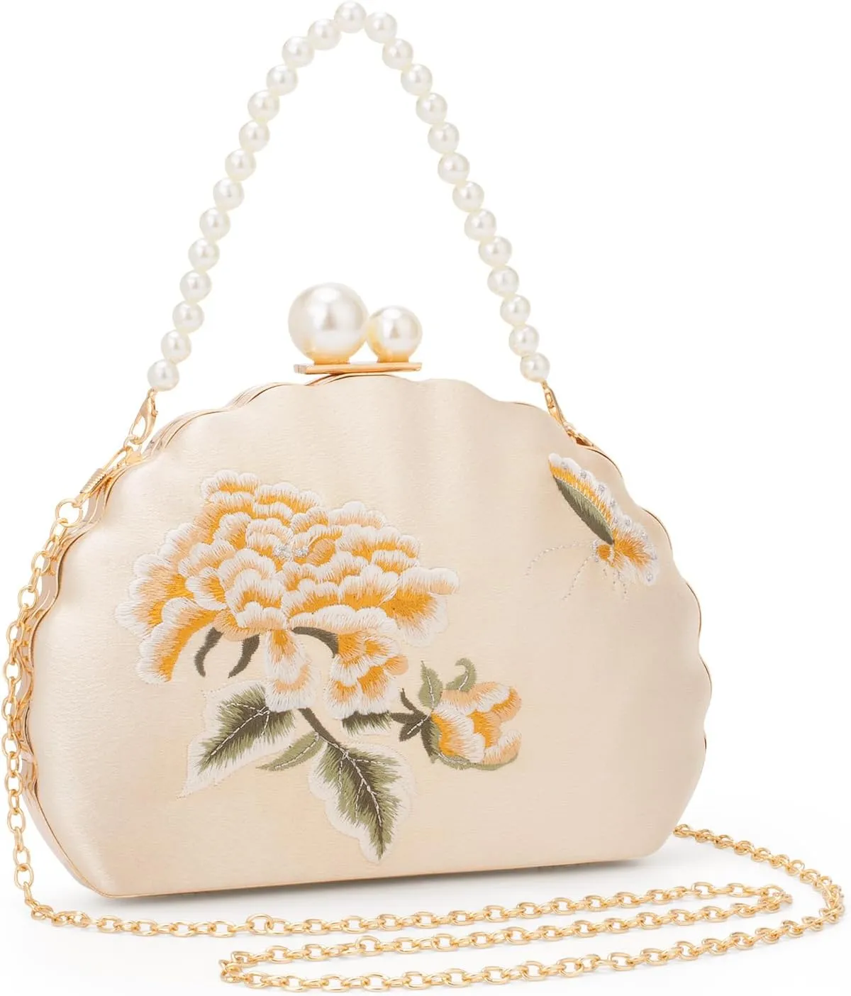YYW Clutch Purse Women Evening Handbag Top Handle Purse Crossbody Shoulder Bag for Wedding Party Prom