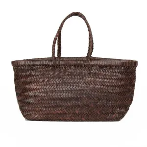 Zephyra | Handwoven Straw & Leather Tote Bag