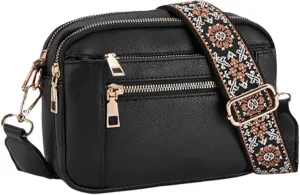 Zqkimzi Shoulder Bag for Women, Fashion Crossbody Bag, PU Leather Bag, Fashion Women Shoulder Bags, Multiple Pockets, Hobo Bags, Fashion Shoulder Bags for Women