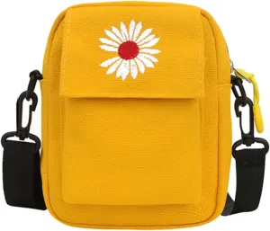 Zwenjuan Canvas Bag, Women's Shoulder Bag Handbag Shoulder Bag Female, Cross Shoulder Bags Women's Handbag Body Handbags for Women, Shoulder Bags (Yellow), yellow